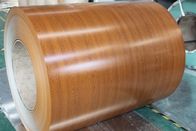 Wood Like Galvanized Steel Q345 Colour Coated Sheet Coil 0.14mm