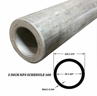 2 NPS Stainless Steel Seamless Pipe Schedule 160 Stainless Steel 316L Pipe