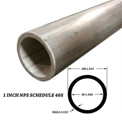 Polishing Surface Cold Rolled F255 SS Pipe Seamless 1 NPS Schedule 40