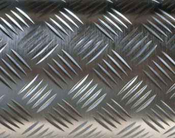Press Stamping 304 Patterned Textured Stainless Checkered Plate 1219mm