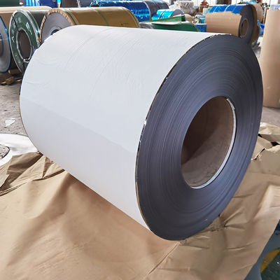 White Pvc Film Hl Astm Aisi Stainless Steel Coils 410 0.5mm Cold Rolled