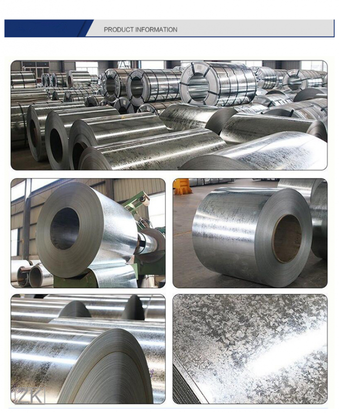 ASTM A653 Aluminium Zinc Alloy Coated Steel Sheet GR50 Galvanized Steel
