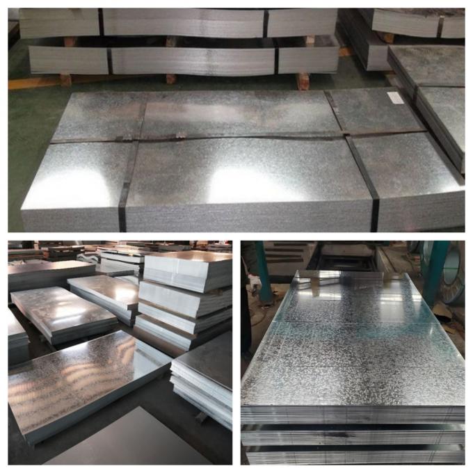 24 Gauge Metal Galvanized Steel Sheet Zinc Coating 6mm Thick Rolled 0 ...