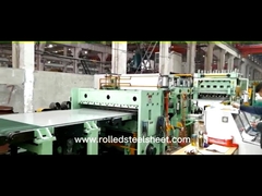Stainless steel roll flattening and cutting